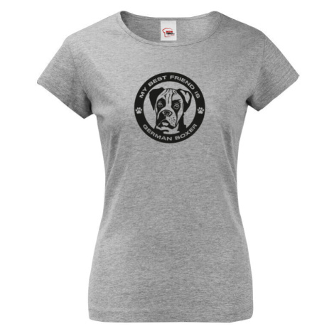 Dámské tričko Boxer - darček pre milovníkov psov
