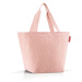 Nákupná taška cez rameno Reisenthel Shopper M Cord blush