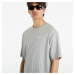 Tričko New Era Pinstripe Oversized T-Shirt Heather Gray/ White