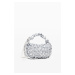 Women's handbag in silver color Desigual Flossy Eibar - Women's