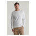 MIKINA GANT EMBOSSED C-NECK SWEAT EGGSHELL