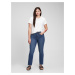 GAP Jeans classic straight high rise Washwell - Women