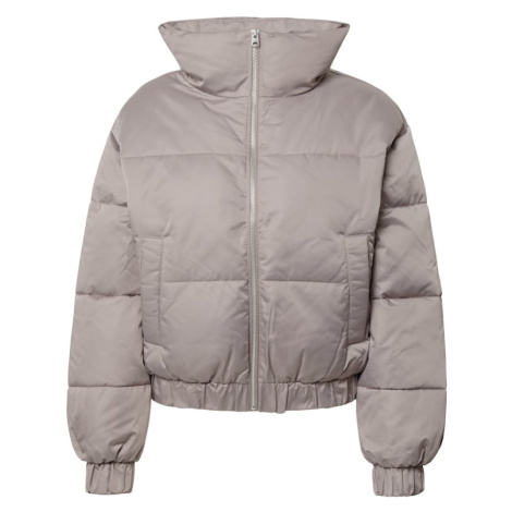 Abercrombie & Fitch Zimná bunda  sivobéžová