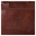Vasky Harvey Brown - Dámska i pánska kožená taška hnedá, ručná výroba
