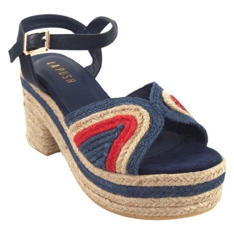 La Push  Dámske sandále  7065 modré  Univerzálna športová obuv Červená