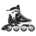 SFR Pulsar Adjustable Children's Inline Skates - Silver - UK:3J-6J EU:35.5-39.5 US:M4-7