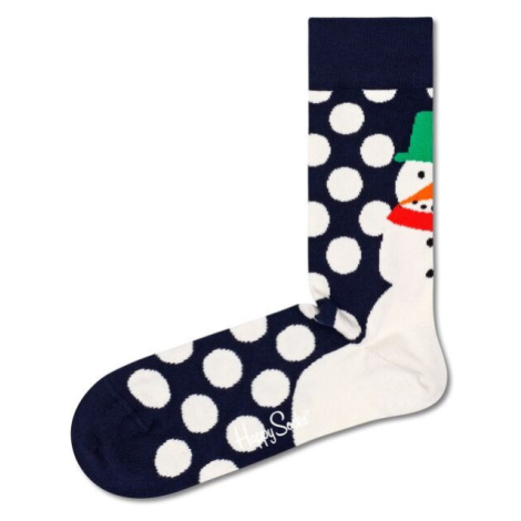 HAPPY SOCKS JUMBO SNOWMAN Klasické ponožky, tmavo modrá, veľkosť
