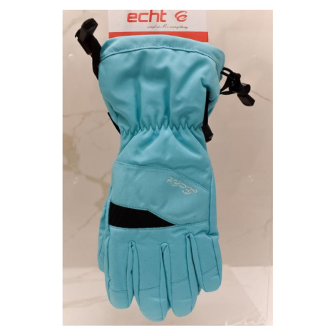 Modré lyžiarske rukavice ECHT BLOOM UNISEX M-L-XL
