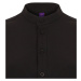 Henbury Dámska mandarínska košeľa s rolovateľným rukávom H593 Black