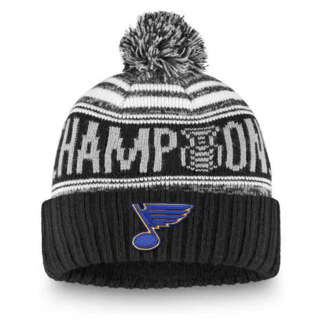 St. Louis Blues zimná čiapka Stanley Cup Champions 2019 Cuff Pom