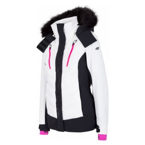 4F WOMEN'S SKI JACKET Dámská lyžařská bunda, biela, veľkosť