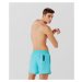 Plavky Karl Lagerfeld Karl Logo Short Boardshorts Blue Curacao