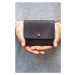 O My Bag Amsterdam -  Cardholder Dark Brown Hunter Leather