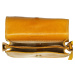 Žltá kožená kabelka Mina Gialla z Talianska