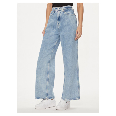 Tommy Jeans Džínsy Claire DW0DW17585 Modrá Wide Leg Tommy Hilfiger