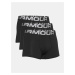 Čierne boxerky Under Armour UA Charged Cotton 3in 3 Pack