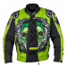 Moto bunda W-TEC Daemon Farba zelená s potlačou