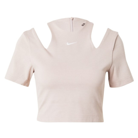Nike Sportswear Tričko  tmavošedá / biela