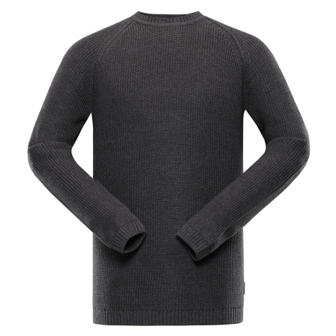 Nax Werew Pánsky bavlnený sveter MPLY136 tmavo šedá
