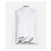 Košeľa Karl Lagerfeld Karl Hem Signature Shirt White