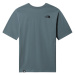 The North Face W Relaxed Fine T-shirt - Dámske - Tričko The North Face - Modré - NF0A4SYAA9L