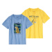 lupilu® Chlapčenské bavlnené tričko, 2 kusy (svetlomodrá/žltá)