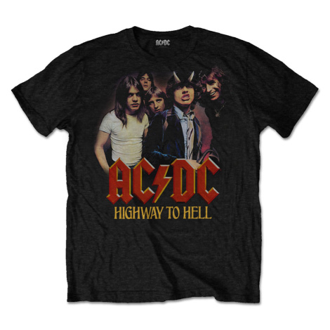 AC/DC tričko H2H Band Čierna