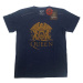 Queen tričko Classic Crest Modrá