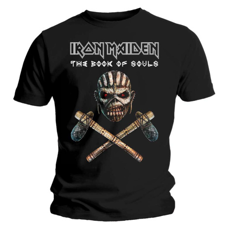 Iron Maiden tričko Axe Colour Čierna