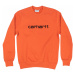 Carhartt WIP Sweatshirt - Brick Orange-L oranžové I027092_04V_90-L