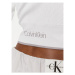 Calvin Klein Performance Mikina 00GWS4J406 Biela Slim Fit