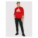 Adidas Mikina Essentials Big Logo GV0249 Červená Regular Fit