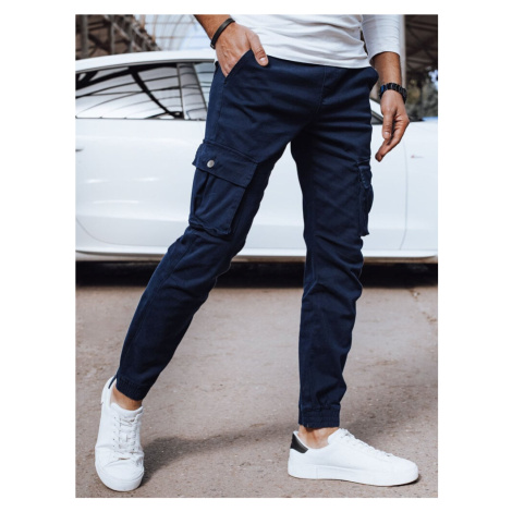 Men's jogger cargo pants, navy blue, Dstreet