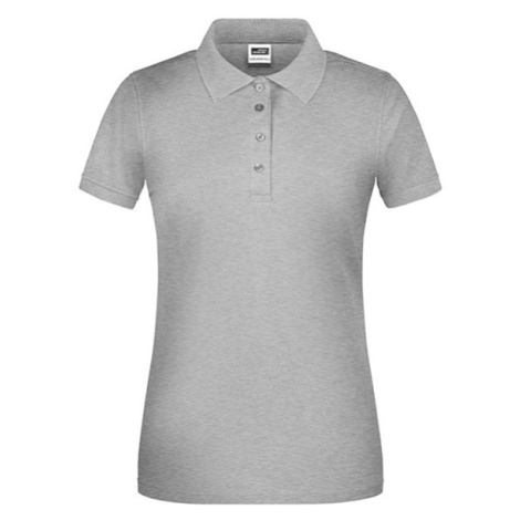 James&amp;Nicholson Dámska polokošeľa JN873 Grey Heather