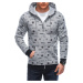 Edoti Men's zip-up sweatshirt