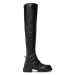 Tommy Hilfiger Mušketierky Stretch Monochromatic Longboot FW0FW07611 Čierna