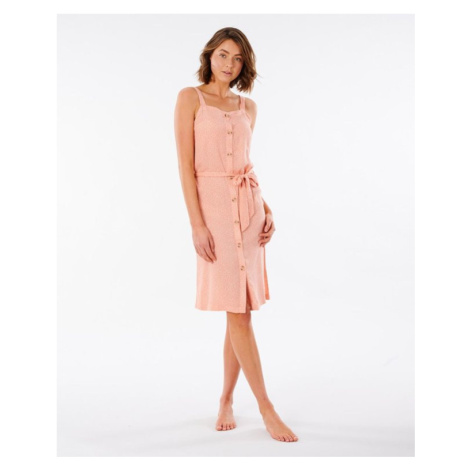 Rip Curl TALLOWS SPOT MIDI Coral dress