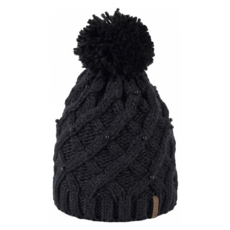 Finmark DIVISION Dámska pletená čiapka, čierna, veľkosť