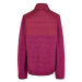 Dievčenská flisová mikina so zipsom COLOR KIDS Fleece jacket w Solid Effect -Beet Red