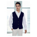 90862 Dewberry Mens Knitwear Vest-NAVY