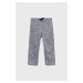Detské nohavice Abercrombie & Fitch šedá farba, vzorované