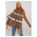 Brown long women's scarf