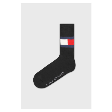 Vysoké modré ponožky Tommy Hilfiger Flag