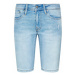 Pepe Jeans Džínsové šortky Poppy PL800493 Modrá Regular Fit