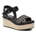 Pepe Jeans Espadrilky Witney Jacquard PLS90594 Čierna