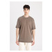 DEFACTO Boxy Fit Crew Neck Short Sleeve T-Shirt