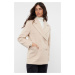 Trendyol Stone Regular Pocket Detailed Soft Texture Short Jacket Coat