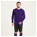Futbalový dres s dlhým rukávom VIRALTO CLUB fialový
