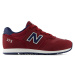 Detské topánky New Balance YC373VK2 – bordová