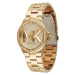 Michael Kors Analógové hodinky 'Lennox'  zlatá / priehľadná